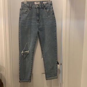 Cotton on high waist stretch mom jeans